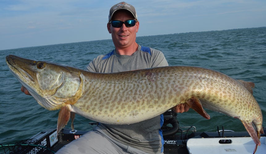 Musky Casting in Harrison Township, Michigan