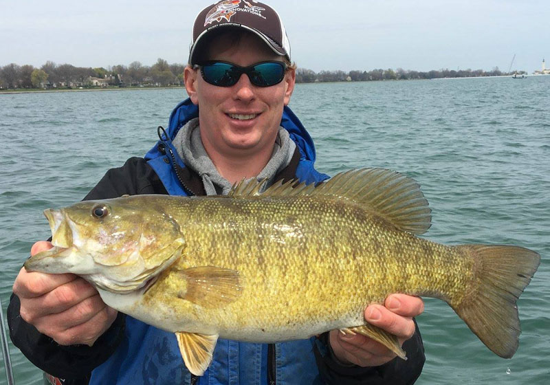 Smallmouth Bass Guide Lake St. Clair - Spencer's Angling Adventures